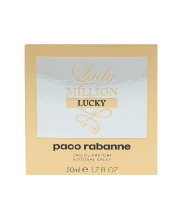 Paco Rabanne Lady Million Lucky Fragrance For Women - Sweet And Fruity Scent - Notes Of Raspberry And Orange Blossom - Lasting Aroma - Euphoric Freshness - Unique Feminine Effect - Edp Spray - 1.7 Oz