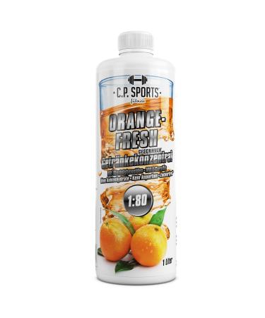 C.P.Sports Sugar-Free Fitness Drink Concentrate 1:80 - 80L Orange Flavor with L-Carnitine & Vitamins + Dosing Pump - International Shipping Available - Buy Online on GoSupps.com