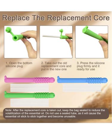 18 Pcs Chewable Essential Oil Breath Stick Chewable Breather Sticks Improve Pen Biting Small Size for Portable Use Suitable for Carrying Around - Buy Online on GoSupps.com