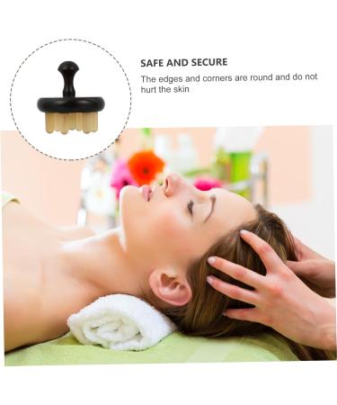 Magiclulu 3 STK Massager & Gua Sha Brush Set - Sandalwood Hair Cleaning & Back Massage Comb - 6x6cm - International Shipping - Buy Online on GoSupps.com