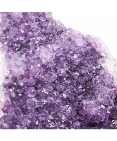 1pc 300g-1500g Natural Dark Amethyst Geode Stone Crystal Cluster Gift Ornaments Suitable for Home Crystals Stone Mineral Specimen - Buy Online on GoSupps.com