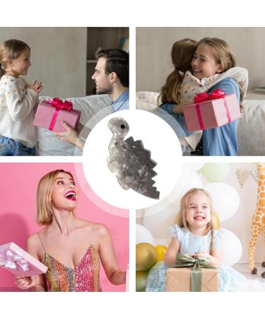 Sirseon Animal Hair Clips | Cartoon Acrylic Hair Jaw Clamps | Fashionable Creative Acrylic Hair Accessories For Toddler Kids Children Daily Use Ankylosaurus - Buy Online on GoSupps.com