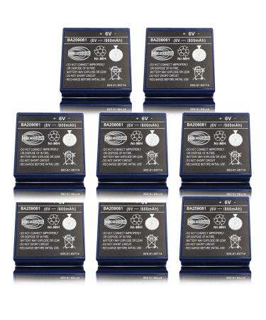 (8 Pack) 800mAh 6V BA209061 NI-MH Battery for HBC BA209061 Remote Control Pump Truck Battery
