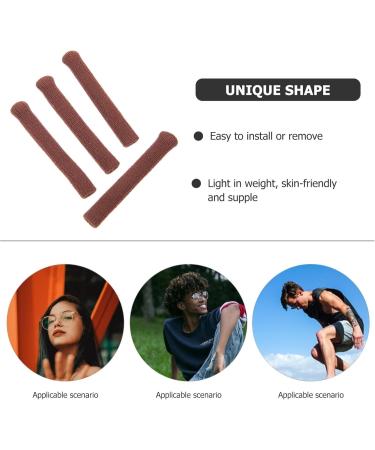 Osaladi 4-Piece Slipproof Glasses Spiker Sleeve Case | Knitting Anti-Pouring Ear Bars for Secure Glass Protection - Buy Online on GoSupps.com