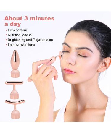 4 in 1 Facial Massager Vibration Face Lifting & Firming Tool for Youthful Skin | International Shipping - Buy Online on GoSupps.com