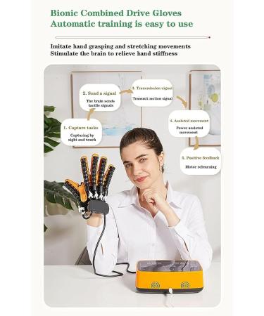Rehabilitation Robot Gloves Finger Orthosis Two Hands Can Exercise At The Same Time rehabilitation Glove for Hemiplegia and Stroke Arthritis Patients(Size:S Color:Orange) Small Orange - Buy Online on GoSupps.com