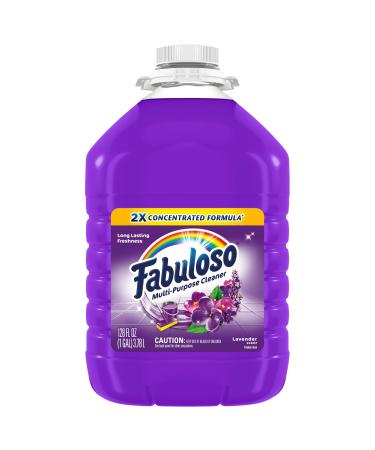 Fabuloso Multi-Purpose Cleaner 2x Concentrated Lavender - 128 fl oz 128 Fl Oz (Pack of 1)
