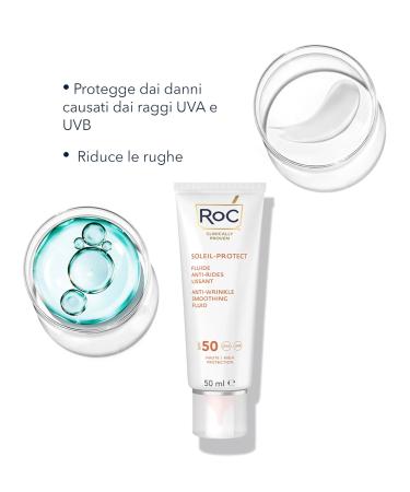 ROC Face Sunscreen 50ml - Ultra Lightweight SPF 50 Protection for All Skin Types - Buy Online on GoSupps.com