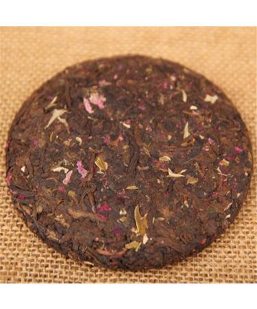 HELLOYOUNG 100g G teau au th Pu-erh bio chinois aromatis la rose aliment vert artisanal traditionnel avec un go t intense et un arri re-go t sucr  - Buy Online on GoSupps.com