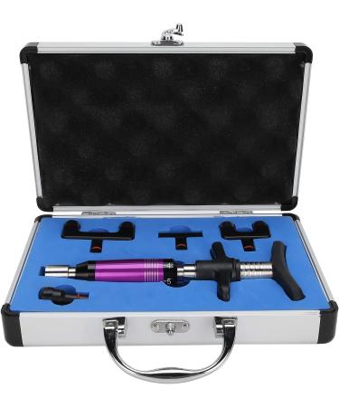 Durable Manual Chiropractor Tool | Stainless Steel Hand-held Chiropractic Adjuster with 4 Massage Heads - International Shipping Available - Buy Online on GoSupps.com