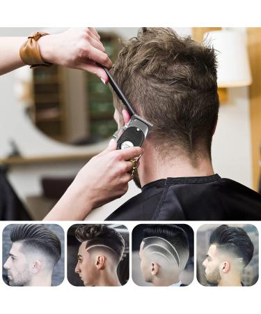 KEIMEI Black Leather Hair Clippers for Men Adjustable Blade Cordless Clipper Professional Barber Clippers USB Rechargeable Wireless Haircut Clippers - Buy Online on GoSupps.com