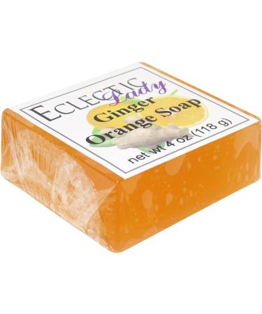 Ginger Orange Glycerin Soap by Eclectic Lady - Nourishing 4 oz Bar for Hydrated Skin | Buy Internationally - Buy Online on GoSupps.com