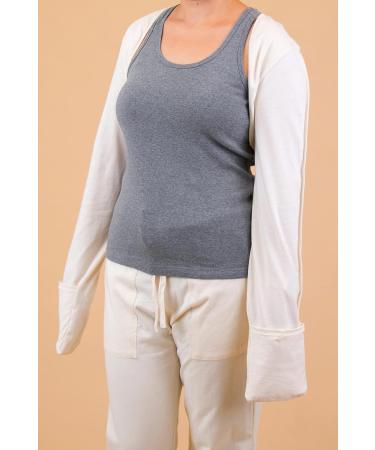 Shop Allergy-Free Organic Cotton Bolero Shrug for Eczema & Psoriasis - XX-Large Natural | Cottonique - Buy Online on GoSupps.com
