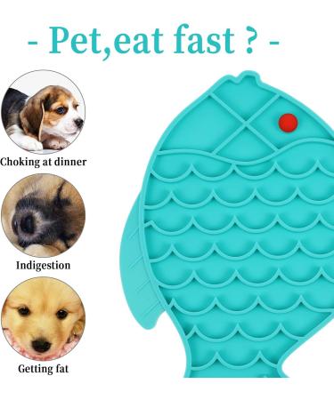 Umorismo 2-Piece Lick Pad for Dogs & Cats - Slow Feeding Silicone Mat for Pet Baths & Training - Buy Online on GoSupps.com