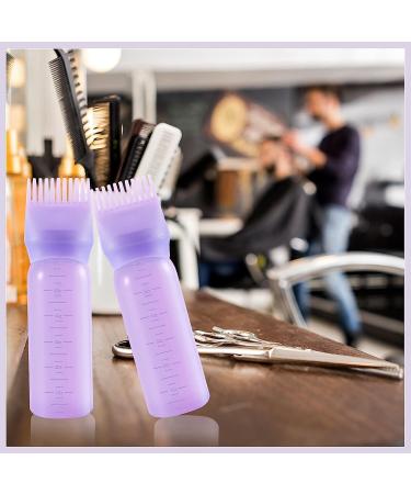 2 Pcs Hair Dye Brush Bottles - Root Comb Applicator for Color & Scalp Treatment - Buy Online on GoSupps.com