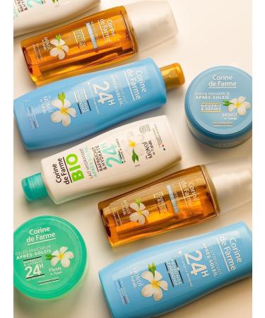 Corine de Farme - Lait Hydratant et Prolongateur Apr s-Soleil - Activateur de Bronzage - au Mono de Tahiti - Lotion pour Corps et Visage - Hydrate 24h - 250 ml - Fabrication Fran aise - Buy Online on GoSupps.com