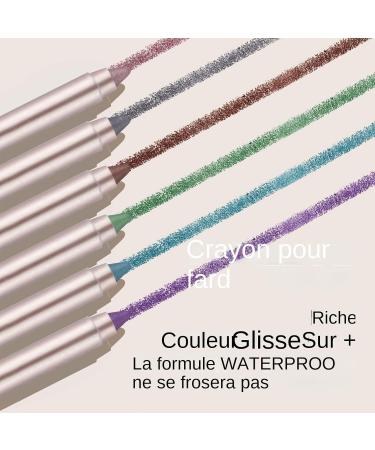  Holdes Cream eyeshadow stick glitter eyeshadow stick - Waterproof shimmer eyeshadow pen - Waterproof pearlescent eyeshadow sticks 6-piece eyeliner set - Buy Online on GoSupps.com