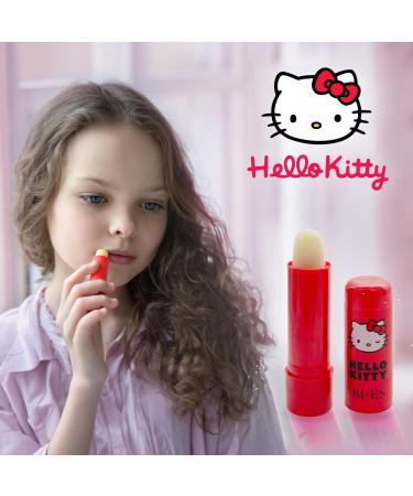 Hello Kitty Strawberry Flavour Lip Balm Natural and Vegan Lip Balm for Kids - Buy Online on GoSupps.com