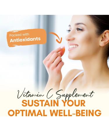 Zealthy Life Vitamin C 500mg Chewable - Immune Support Supplement with Antioxidants - Orange Flavor - Buy Online on GoSupps.com