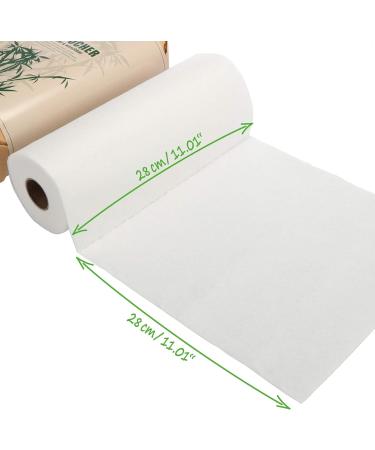 COM-FOUR Bamboo Kitchen Roll - Reusable 24 Sheets Eco-Friendly All-Purpose Towels for Sustainable Cleaning - Buy Online on GoSupps.com