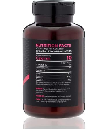 Kiva Black Seed Oil Softgel Capsules | 2000mg High Thymoquinone | Antioxidant Rich | 100% Pure Cold-Pressed Nigella Sativa | Raw Vegan - 60 Capsules - Buy Online on GoSupps.com