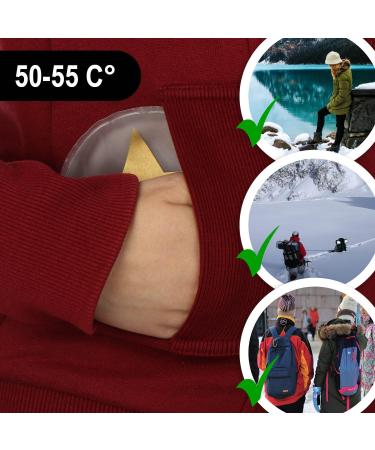 COM-Four 4x Reusable Pocket Warmers - Hand Warmers with Star Motif - Heat Pads for Cold Days & On-the-Go - Large Star Transparent (4 Pack) - Buy Online on GoSupps.com