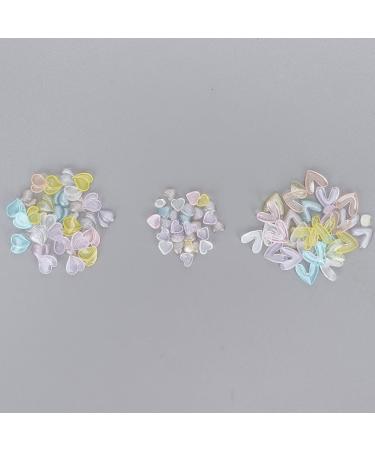 3D Cute Heart Nail Charms Nail Glitter Charm Rhinestones Ornaments Nail Art Decorations Glitter Accessories for DIY Craft Nail Art Design Manicure Decor - Buy Online on GoSupps.com