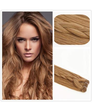 Buy 100% Remy Real Hair Extensions - 50cm Tresse Ramo in Hazelnut Brown (Color 8) | International Shipping Available - Buy Online on GoSupps.com