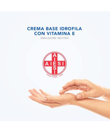 AIESI Hydrophilic Base Cream Pure Lean Neutral Emulsion Enriched with Vitamin E (1kg Lacon) Ideal for Pharmaceutical Cosmetic and Dermatological Use Made in Italy - Buy Online on GoSupps.com