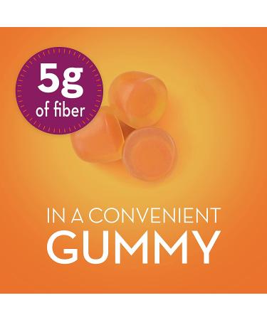 Metamucil Fiber Supplement Gummies 72 Count - Sugar Free Orange Flavor, 5g Prebiotic Plant Based Fiber Blend - Buy Online on GoSupps.com