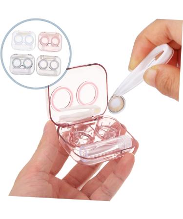Homsfou 4 Series Colored Contact Lens Container - Travel Cosmetic Bag & Holder for Eye Care - Buy Online on GoSupps.com