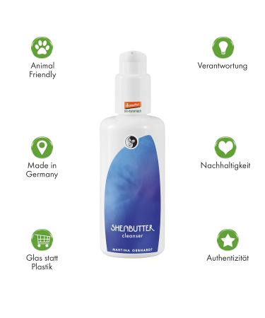 Martina Gebhardt Shea Butter Cleanser 150ml | Mild Vegan Face Cleanser for Sensitive Skin | Alcohol & Essential Oil-Free Make-up Remover - Buy Online on GoSupps.com