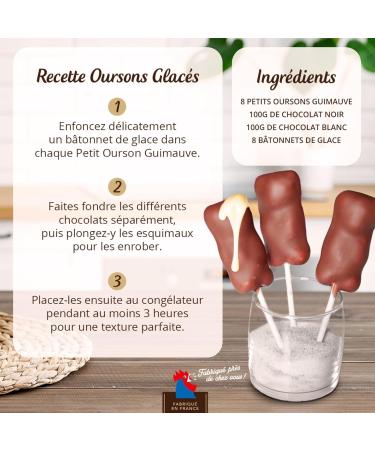 CEMOI | 100 Oursons guimauve 11.5g emball s individuellement pratique pour le go ter | Fabrication fran aise - 1.15kg - Buy Online on GoSupps.com