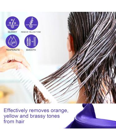 Masque Violet D jaunisseur Intense Vitamins Masque Violet Cheveux Blond Purple Toning Hair Mask Pour Cheveux D color s ou claircis - Neutralisation des Reflets Jaunes & Orang s - Buy Online on GoSupps.com