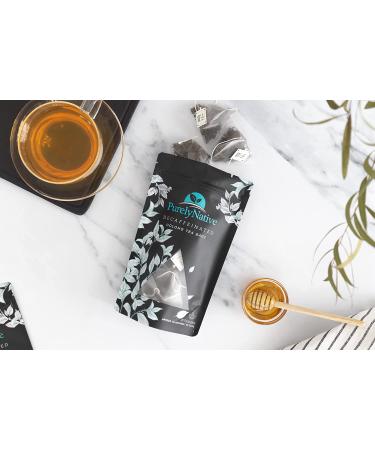 Organic Decaf Oolong Tea Bags - Caffeine-Free Hot Brew, Iced Tea, Kombucha | 20 Sachets, 40 Cups | Triangular Tea Bags - Buy Online on GoSupps.com