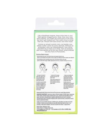 Pacifica Beauty Kale Detox Nose Pore Strip - Blackhead Remover for Face | Pore Cleansing Strips with Witch Hazel & Tea Tree Oil | Vegan & Cruelty Free Skincare - Buy Online on GoSupps.com