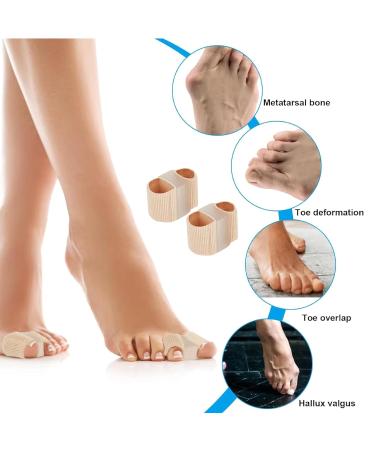 Eksma 18 Toe Extensions Set | Reusable Fabric Protection for Broken Toes Hammer Toe Rectors & Curved Toes - International Shipping Available - Buy Online on GoSupps.com