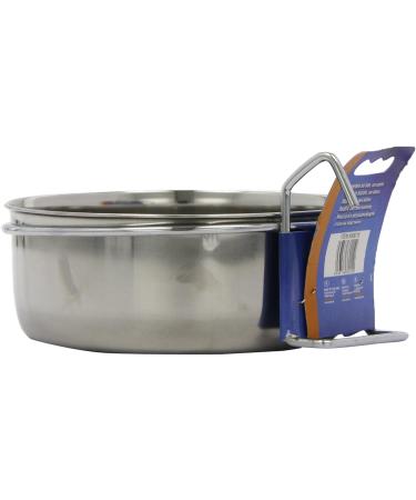 Nobby Stainless Steel Bird Bowl 15cm 0.9L - Pack of 2 | Durable & Stylish Pet Supplies - Buy Online on GoSupps.com