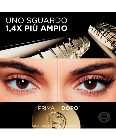 L'Or al Paris Panorama Volumizing Mascara Black Color with Stretchflex Complex Clump-free enlarging effect Suitable for Sensitive Eyes - 2 Mascaras - Buy Online on GoSupps.com