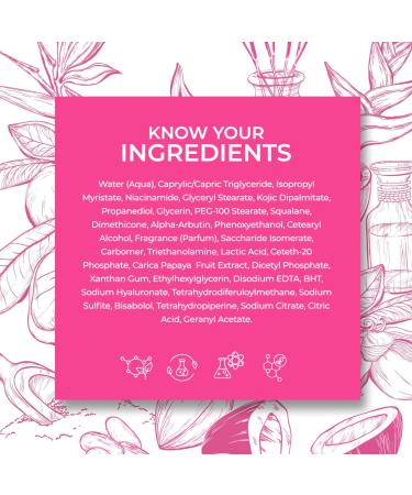 Cosmo Glow Skin Care Even Tone Serum 35ml/1.18 fl.oz, Niacinamide & Hyaluronic Acid, Moisturizing, Smoothing, Skin Perfector, Non Greasy Formula, Skin Treatment, Face & Body Care, All Skin Types - Buy Online on GoSupps.com