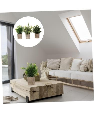 Zerodeko 3pcs Artificial Bonsai House Plants Para De Mujer Interior Flower Pots Indoor Faux Aloe Plant House Plant Pots Fake Ceramic Planter Plastic Household Small Potted Plants Office - Buy Online on GoSupps.com