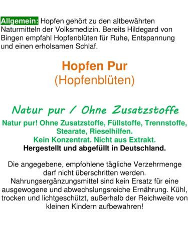 Buy Pure Hops Capsules - 180mg Hop Flowers for Rest & Relaxation | Natural Menopause Support - No Additives - 350mg Each - Buy Online on GoSupps.com