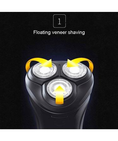 Buy Electric Razor for Men - Waterproof Rotary Shaver with Pop-Up Trimmer | Wet & Dry USB Rechargeable - Buy Online on GoSupps.com