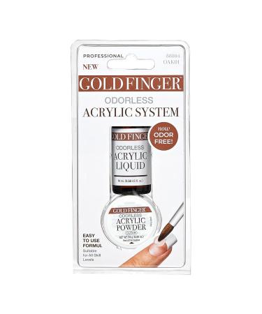 Buy GoldFinger Odorless Acrylic Nails Kit - Professional Acrylic Liquid & Powder for Beginners - Made in USA - International Shipping Available - Buy Online on GoSupps.com