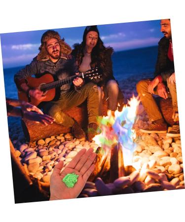 ADOCARN Outdoor Fireplace 3 Packs Campfire Powder Fire Bowl Outdoor Colorful Bonfire Color Fire Packets Party Supplies Beach - Buy Online on GoSupps.com