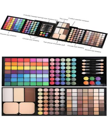 VIOLA HOUSE 177 Colors Eyeshadow Palette Makeup Set Stage Performances Party Professional Box Cosmetics Make-Up Cassette Set in Travel Kit Beauty Case with Mirror - Buy Online on GoSupps.com
