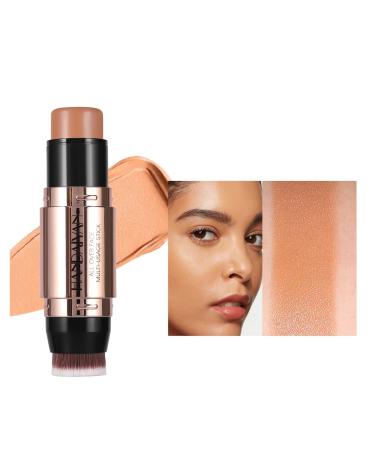 Double-headed highlighter and contour stick natural three-dimensional shadow nose shadow concealer makeup(06)