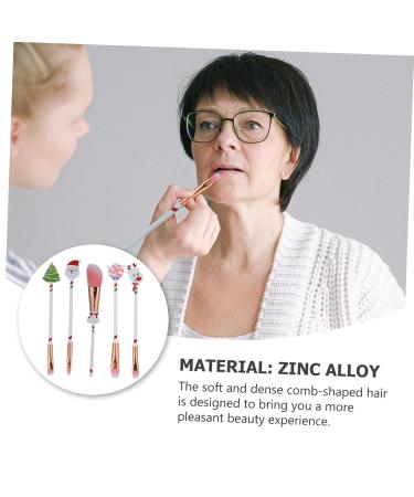 Beaupretty 15 Pcs Christmas Makeup Brush Set - Holiday Cosmetic Tools | Face Powder Brushes in Assorted Colors - Buy Online on GoSupps.com