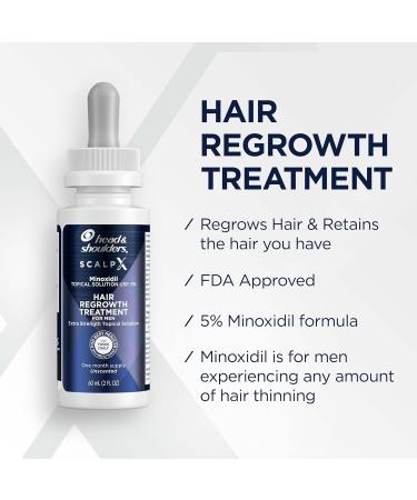 Head & Shoulders Scalp X Minoxidil for Men - Pack of 3 - 2 Fl Oz. - Buy Online on GoSupps.com