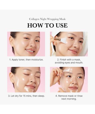 Medicube Collagen Night Wrapping Cream | Overnight Sleeping Mask for Skin Elasticity | Enhanced Collagen Formula | Korean Skincare (1.69 fl. oz.) - Buy Online on GoSupps.com